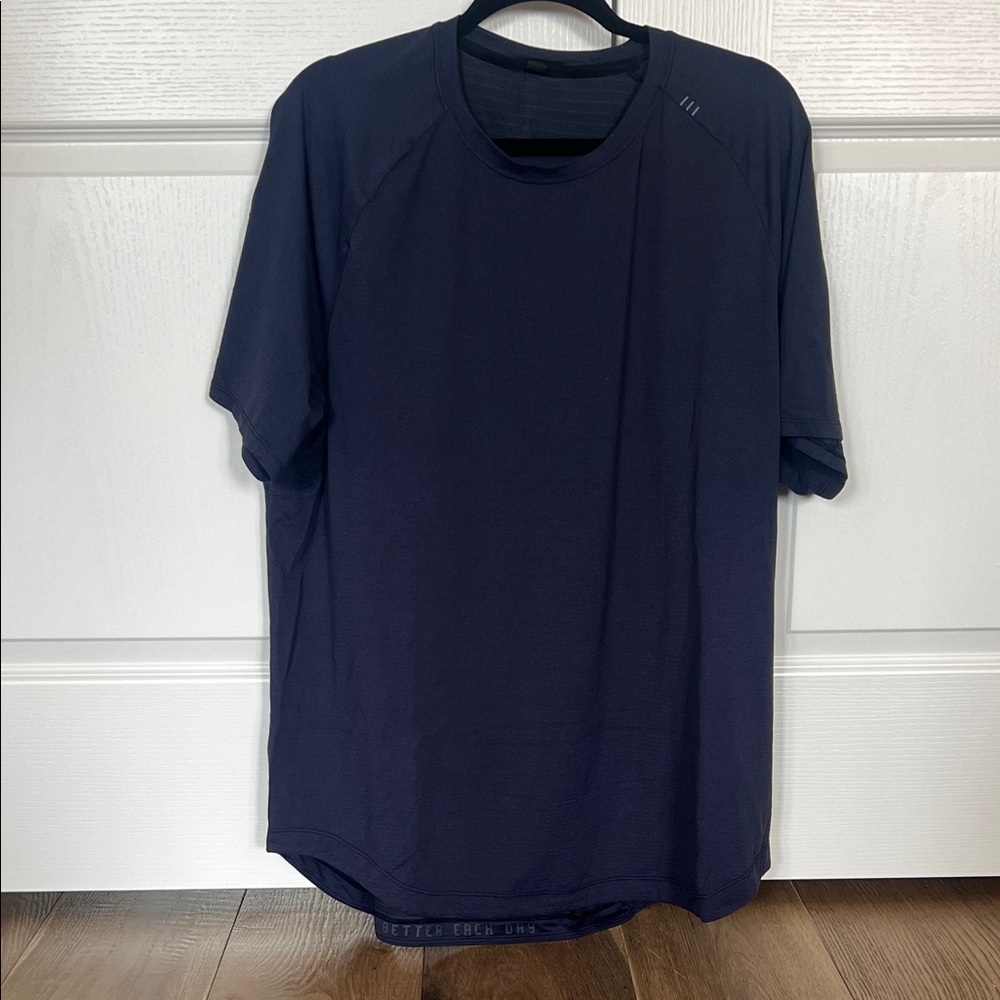 Men's Lululemon Performance Crew Neck Tee - Navy